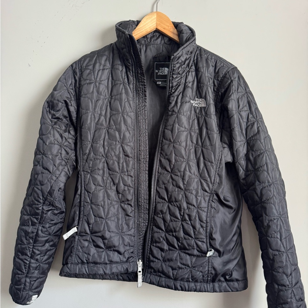 The North Face Charcoal Quilted Jacket